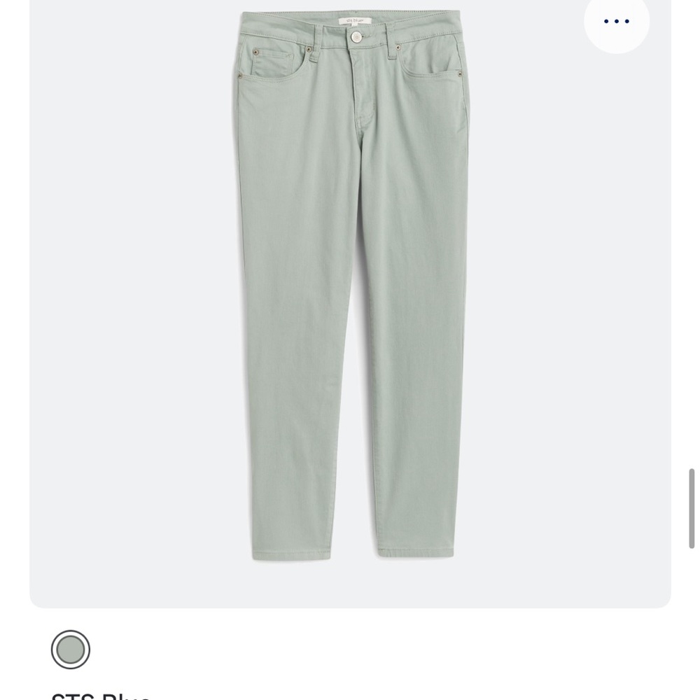 STS Blue Mint Green Denim Pants